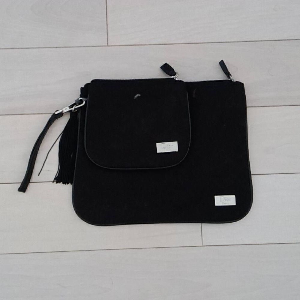 CHRISTIAN DIOR Women's Accessories Organizer Bags Black  - Set of 2